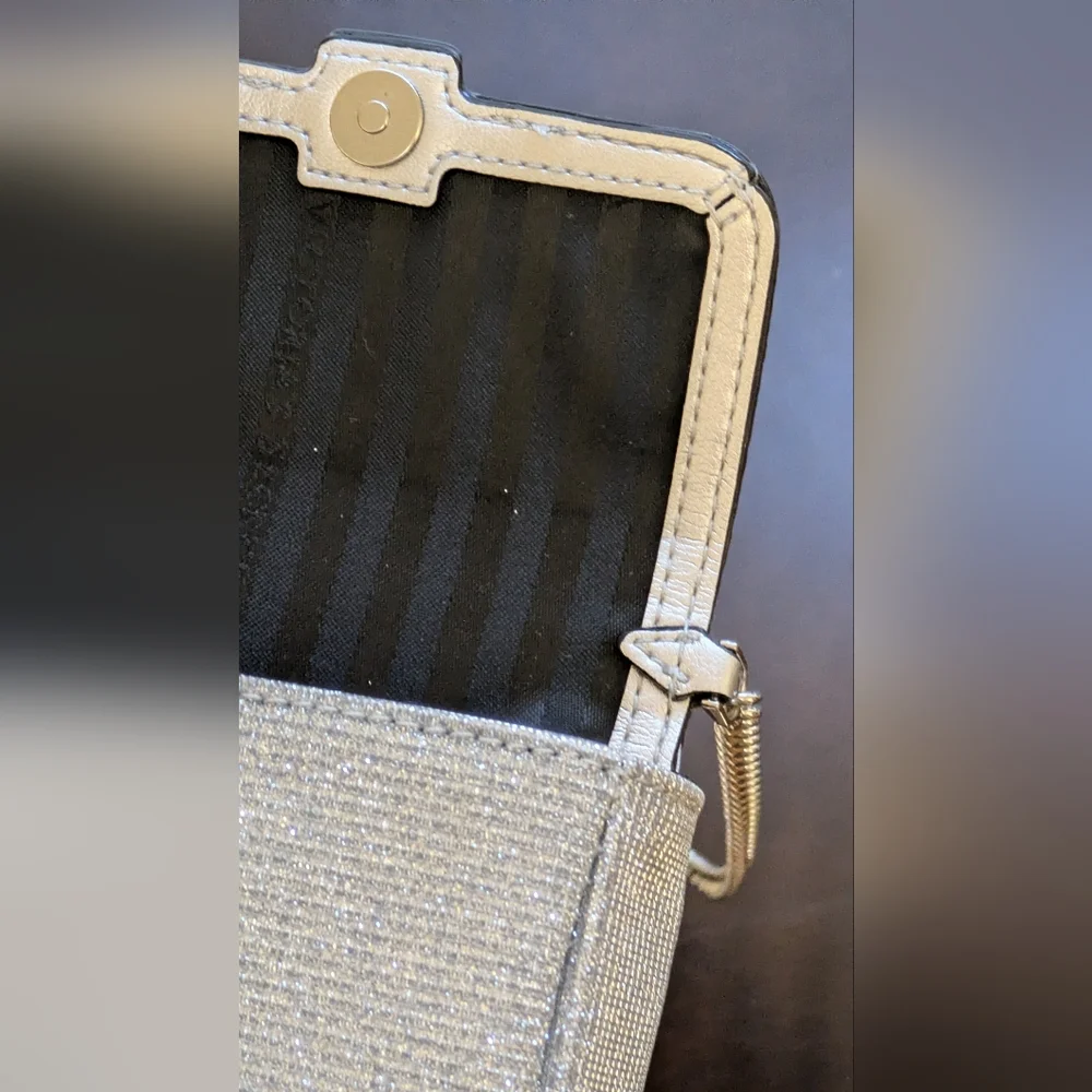 Victoria's Secret Micro Shoulder/Crossbody Bag in Silver Sparkle. NWT - Picture 10 of 10